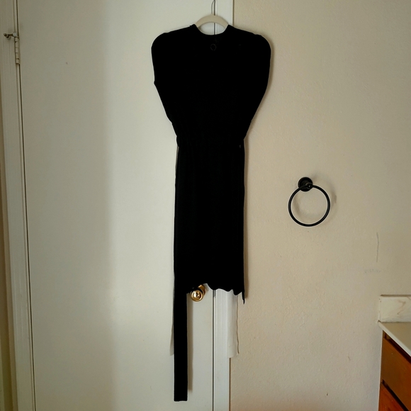 OYUNA - ZAHRAH COTTON DRESS IN BLACK - Picture 5 of 11